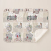 Sherpa Couverture bébé en molleton thème Pipa & Marlow (Devant (Horizontal))