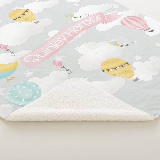 Sherpa couverture bébé en montgolfière (3/4)