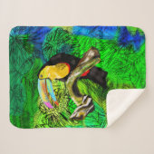 Sherpa Couverture bébé Toucan oiseau Toco (Devant (Horizontal))