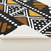 Sherpa Couverture Bogolée africaine en tissu de boue (3/4)