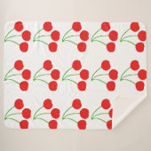 Sherpa Couverture cerise (Devant (Horizontal))