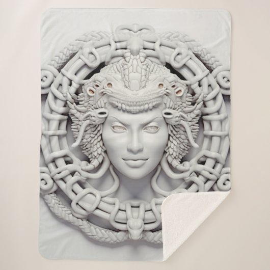 Sherpa Couverture classique Medusa (Devant)
