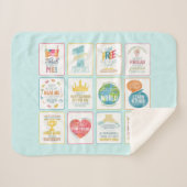 Sherpa Couverture colorée 12 Pesukim (Devant (Horizontal))