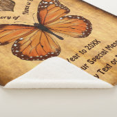 Sherpa Couverture commémorative personnalisée, papillon m (3/4)