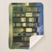 Sherpa Couverture confortable pour les amateurs de livres (Devant)