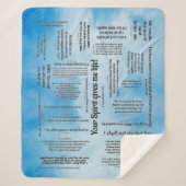 Sherpa Couverture curative d'écritures saintes - nuages (Devant)