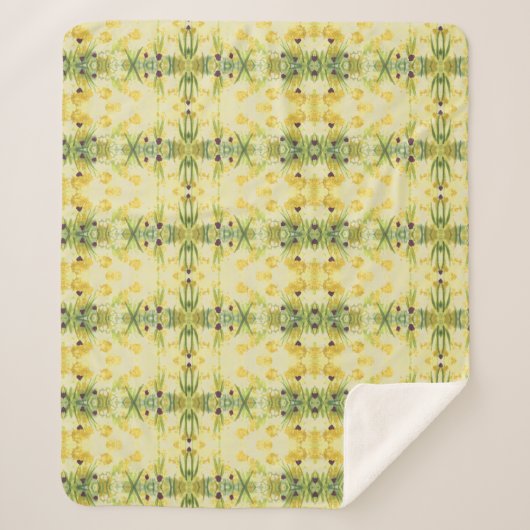 Sherpa Couverture d'accentuation du coeur pourpre avec ve (Devant)