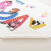 Sherpa Couverture d'anniversaire bébé ours mignons (3/4)