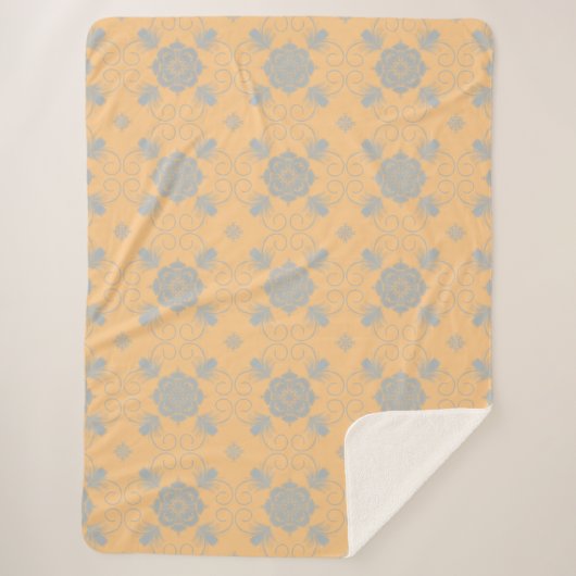 Sherpa Couverture d'art floral Flora Royale (Devant)
