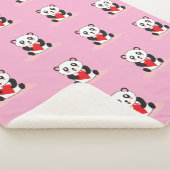 Sherpa Couverture de chasse Kawaii Panda pour enfants (3/4)