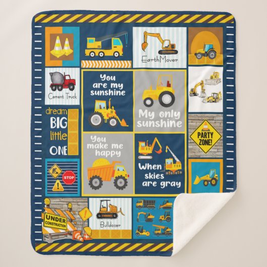 Sherpa Couverture de construction, cadeaux de constructio (Devant)