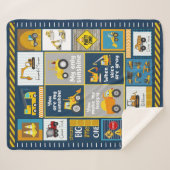 Sherpa Couverture de construction, cadeaux de constructio (Devant (Horizontal))