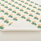Sherpa Couverture de décoration sud-ouest thème cactus mi (3/4)