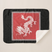 Sherpa couverture de dragon rouge (Devant (Horizontal))