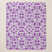 Sherpa Couverture de feuilles d'érable violettes (Devant)