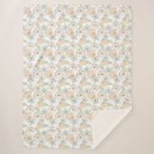 Sherpa couverture de fleurs printanières (Devant)