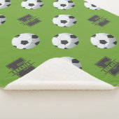 Sherpa Couverture de football avec monogramme et nom – Le (3/4)