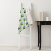 Sherpa Couverture de jet hydrangea florale (En situation)
