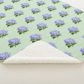 Sherpa Couverture de jet hydrangea florale (3/4)