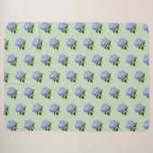Sherpa Couverture de jet hydrangea florale (Devant (Horizontal))