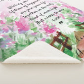 Sherpa Couverture de message florale personnalisée pour l (3/4)