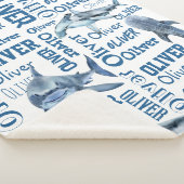 Sherpa Couverture de nom de garçon personnalisée avec req (3/4)