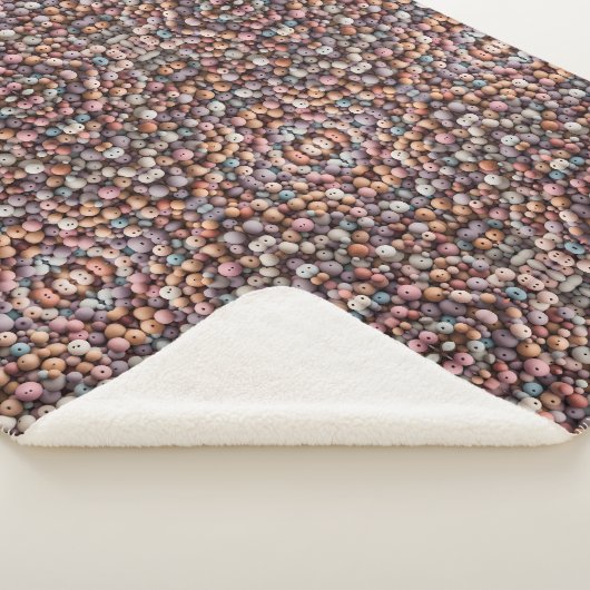 Sherpa Couverture de perles en bois pastel (3/4)