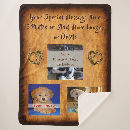 Sherpa Couverture de photo d'ouatine de Sherpa, (Devant)