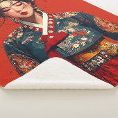 Sherpa Couverture de portrait moderne Hanbok (3/4)