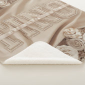 Sherpa Couverture de Rose brodé TINO (3/4)