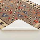 SHERPA COUVERTURE DE SELLE DE CHEVAL NAVAJO IMPRESSION DE (3/4)
