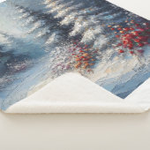 Sherpa Couverture des arbres et des fleurs d'hiver (3/4)