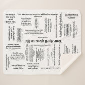 Sherpa Couverture des écritures de guérison (PERSONNALISA (Devant (Horizontal))