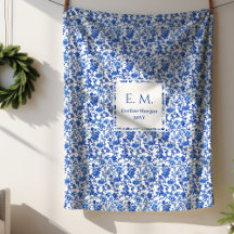 Couverture Douillette Personnalisée Toile Florale
