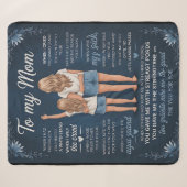 Sherpa Couverture du lien mère-fille – Blonde sentimental (Devant (Horizontal))