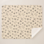 Sherpa Couverture du Motif d'injection de dessin à main (Devant (Horizontal))