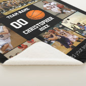 Sherpa Couverture en molleton de collage photo de basket- (3/4)