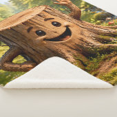 Sherpa Couverture en molleton de souche d'arbre (3/4)