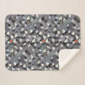 Sherpa Couverture en polaire Motif en gris d'Afrique (Devant (Horizontal))