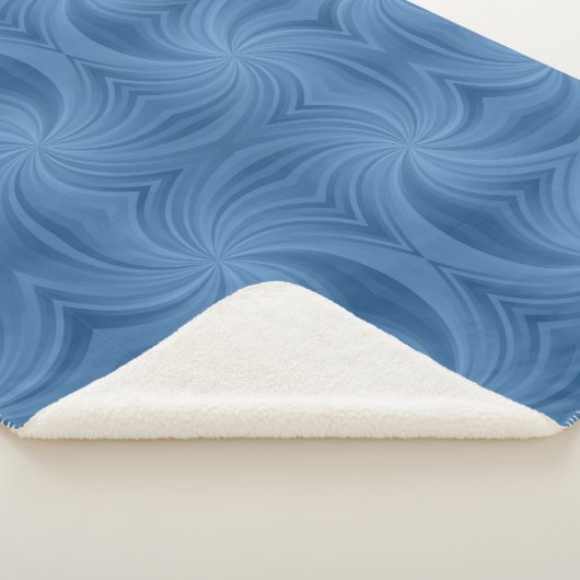 Sherpa couverture en spirale bleue (3/4)