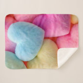 Sherpa Couverture en toison de coeur (Devant (Horizontal))