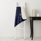 Sherpa Couverture étoilée bleu marine Doodle Sharp (En situation)