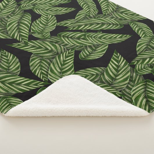 Sherpa couverture feuille jungle (3/4)