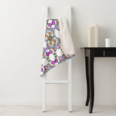 Sherpa couverture fleurie ornementale (En situation)