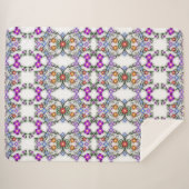 Sherpa couverture fleurie ornementale (Devant (Horizontal))