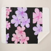 Sherpa Couverture Florale Murmure (Devant (Horizontal))
