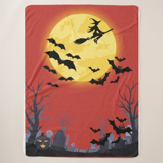 Sherpa Couverture Halloween (Devant)