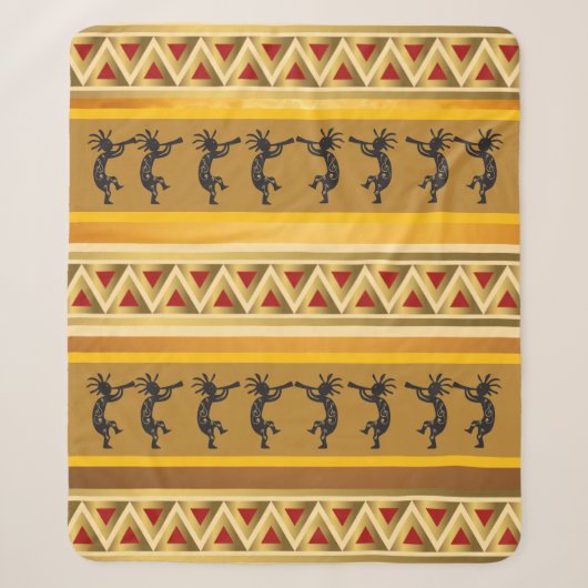Sherpa Couverture Kokopelli du Sud-Ouest (Devant)