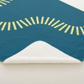 Sherpa Couverture - Marine avec piste et logo (3/4)