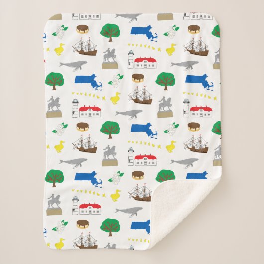 Sherpa Couverture Massachusetts (Devant)